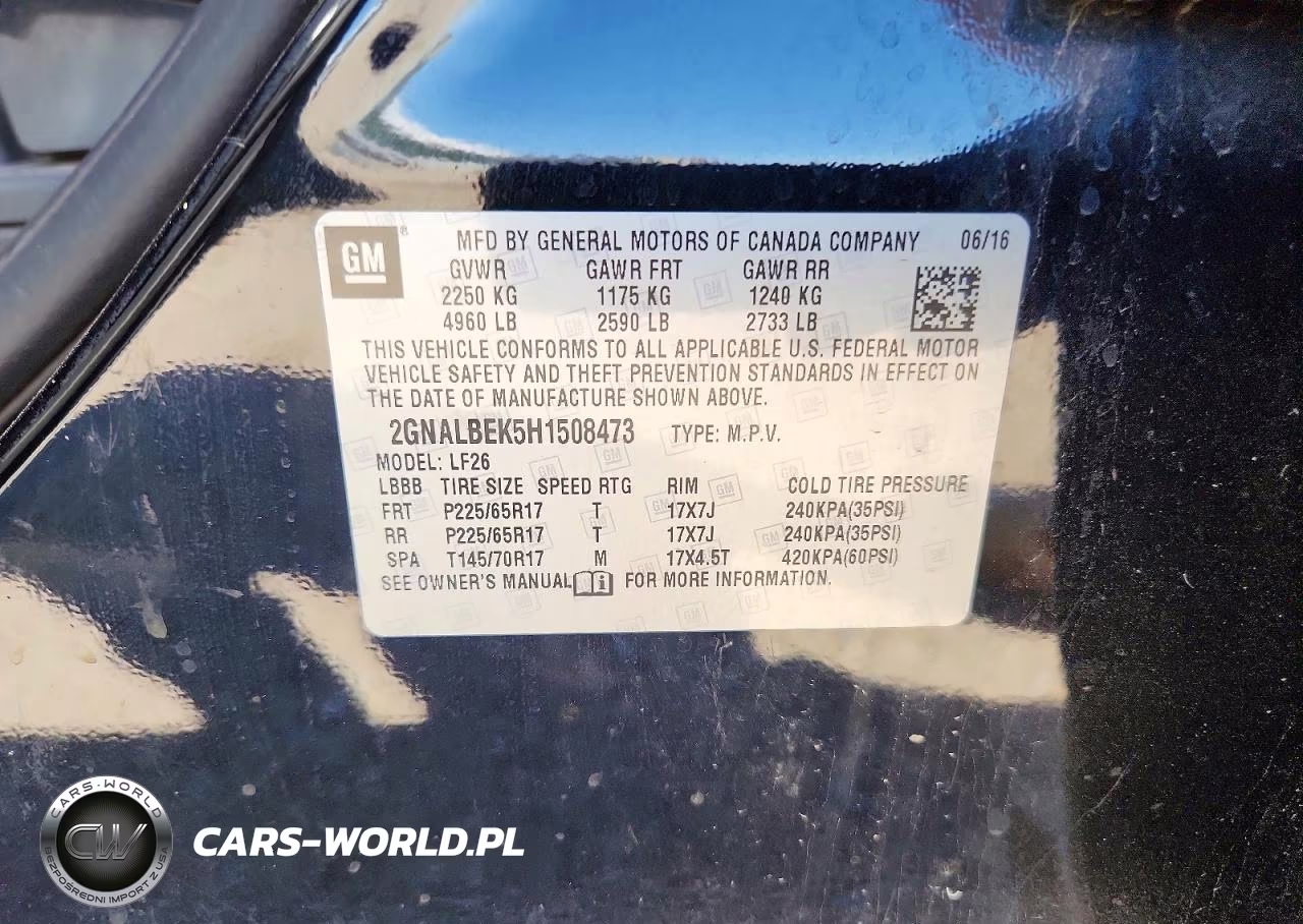 2017 Chevrolet Equinox Ls VIN:2GNALBEK5H1508473 - 13