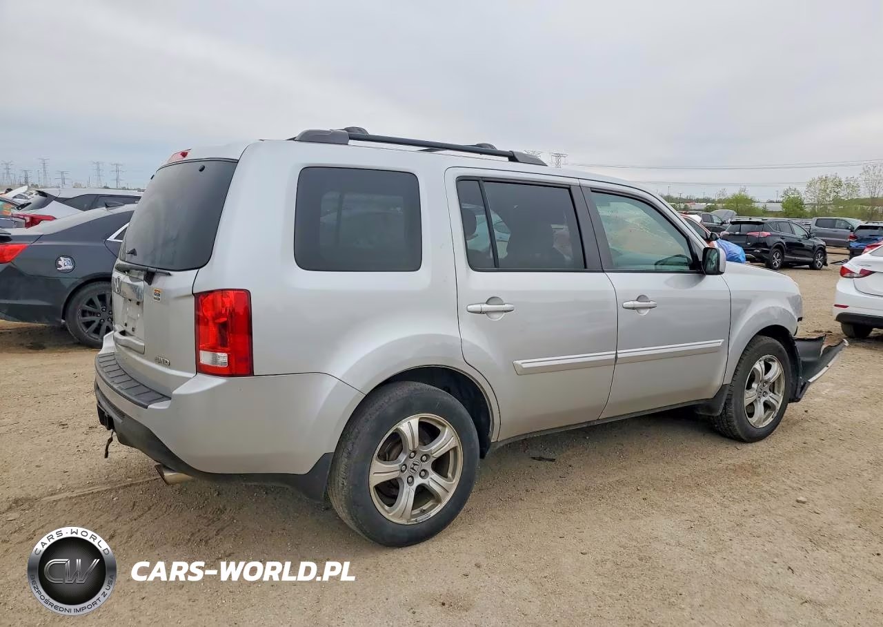 2014 Honda Pilot Ex VIN:5FNYF4H47EB018939 - 3