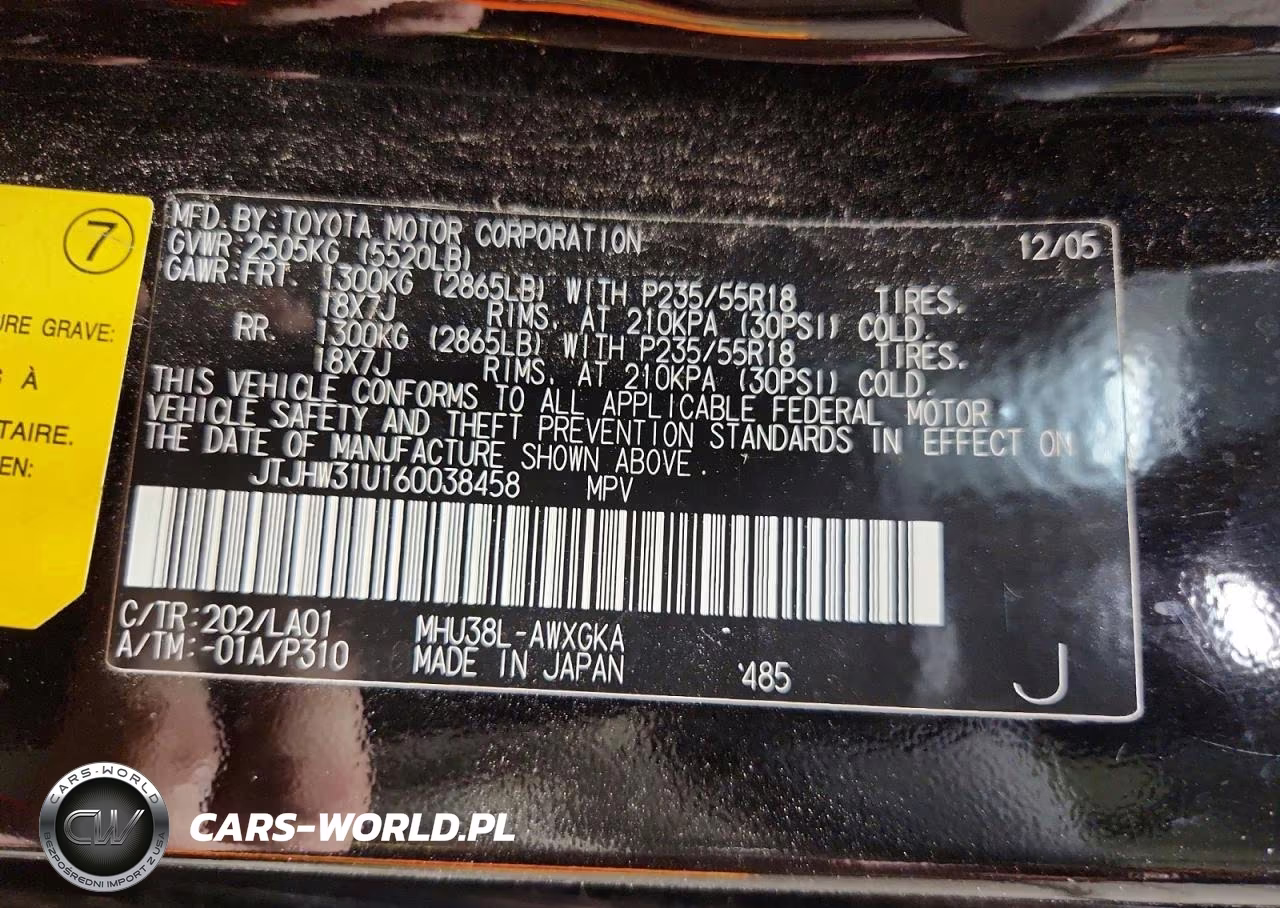 2006 Lexus Rx 400 Awd VIN:JTJHW31U160038458 - 13