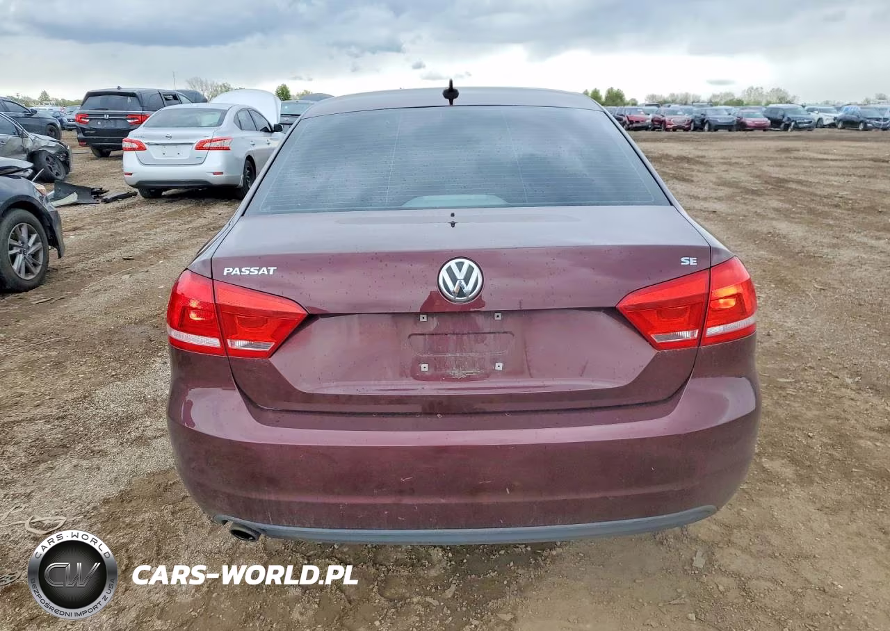 2012 Volkswagen Passat Se VIN:1VWBP7A34CC039826 - 6