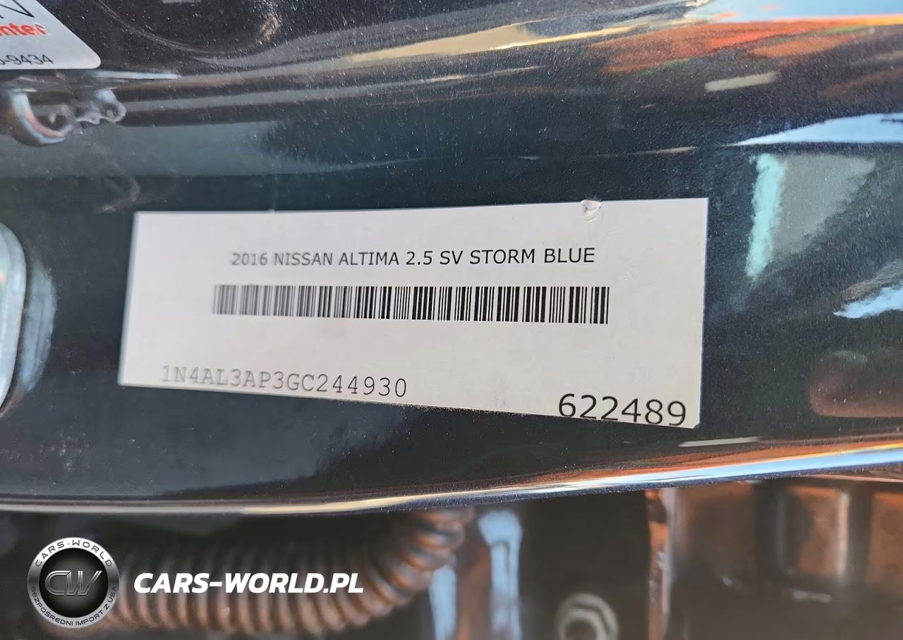 2016 Nissan Altima 2.5 Sv VIN:1N4AL3AP3GC244930 - 12
