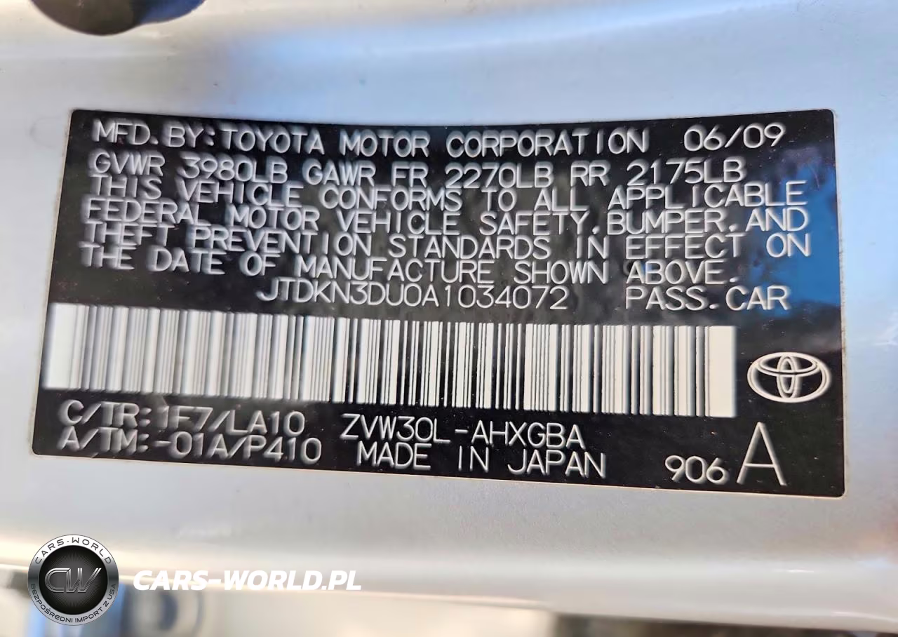 2010 Toyota Prius V VIN:JTDKN3DU0A1034072 - 12