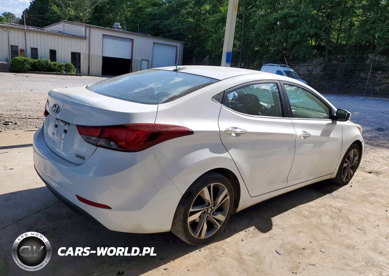2014 Hyundai Elantra Limited VIN:5NPDH4AE2EH456619 - 3
