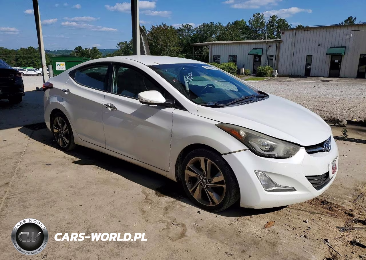 2014 Hyundai Elantra Limited VIN:5NPDH4AE2EH456619 - 4