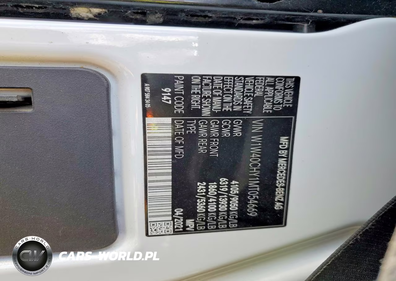 2021 Mercedes Benz Sprinter 2500 VIN:W1W40CHY1MT054669 - 12