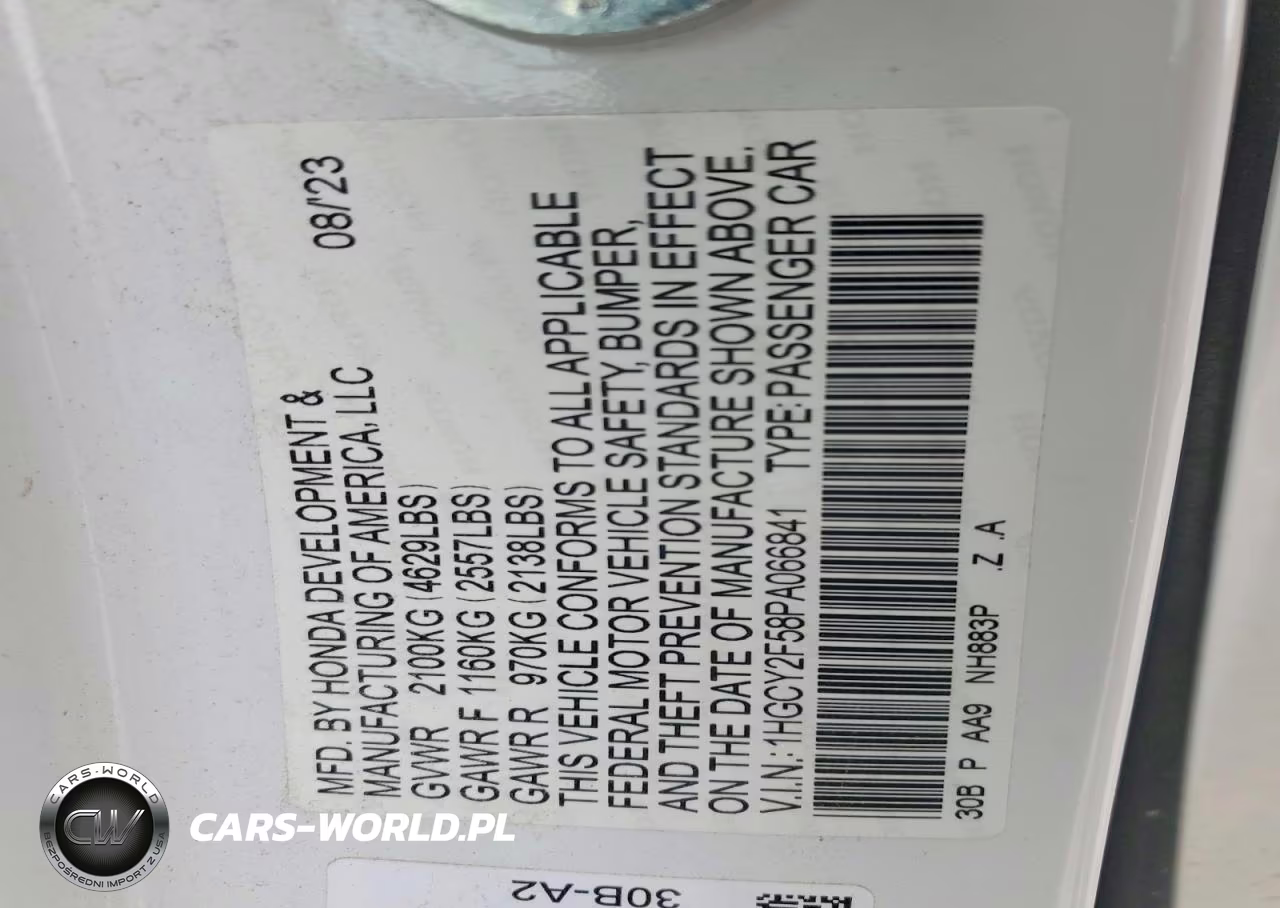 2023 Honda Accord Hybrid Sport VIN:1HGCY2F58PA066841 - 12