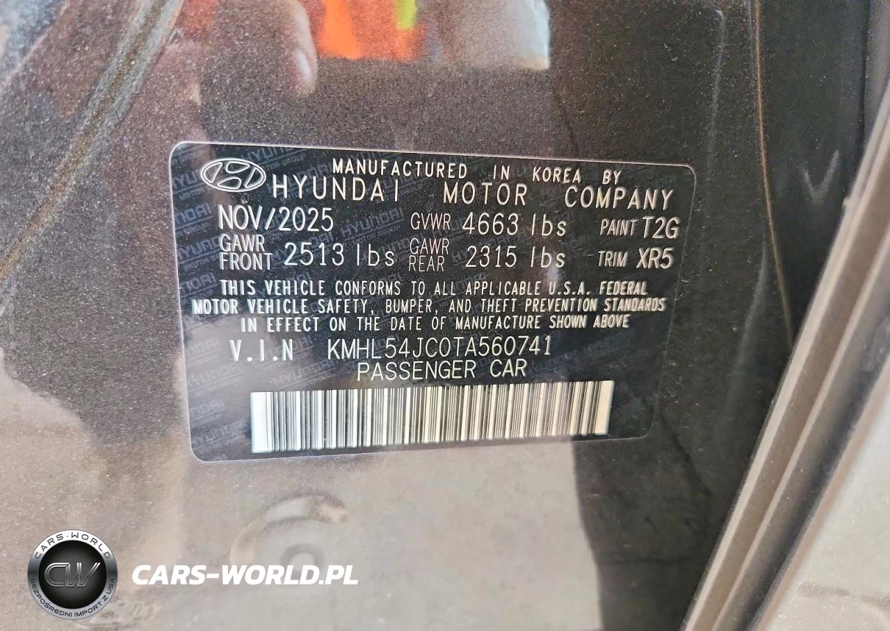 2026 Hyundai Sonata N Line VIN:KMHL54JC0TA560741 - 13
