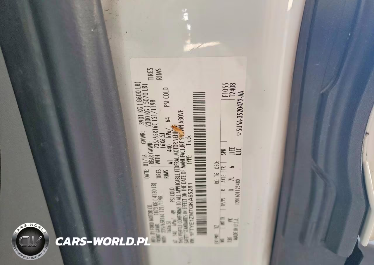 2016 Ford Transit 150 Delivery Van VIN:1FTYE1ZM7GKA65281 - 13