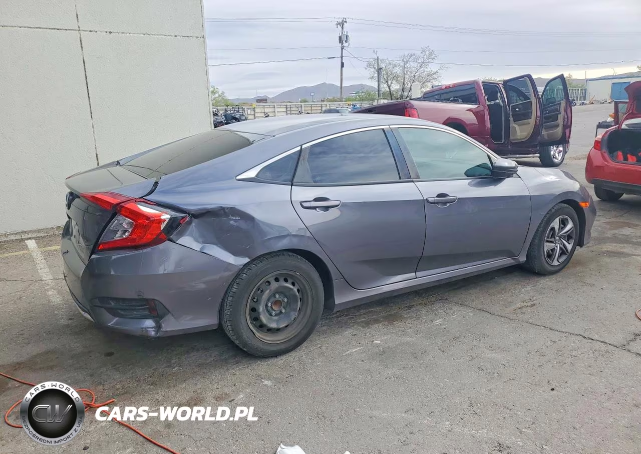 2020 Honda Civic Lx VIN:2HGFC2F67LH575416 - 3