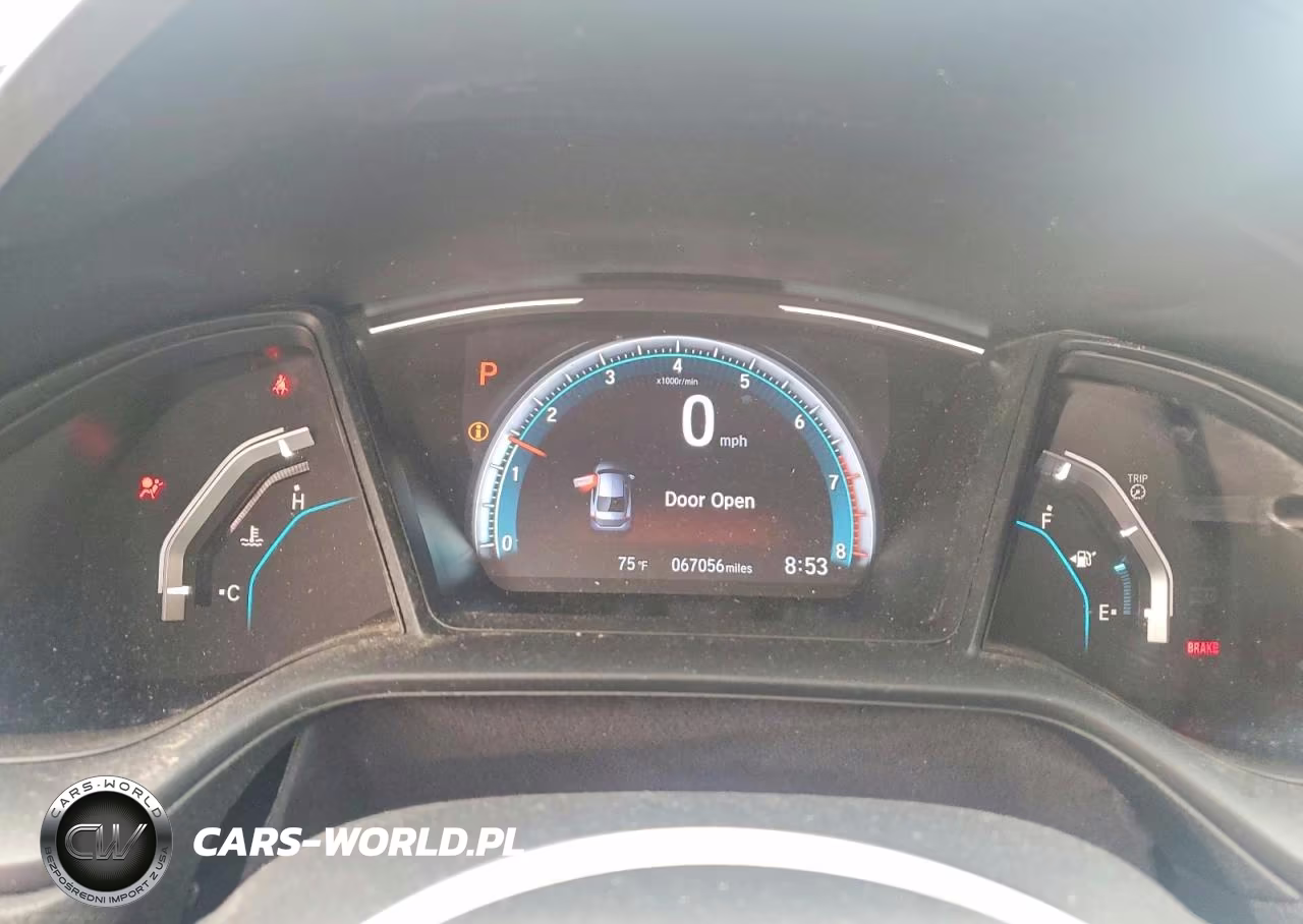 2020 Honda Civic Lx VIN:2HGFC2F67LH575416 - 9