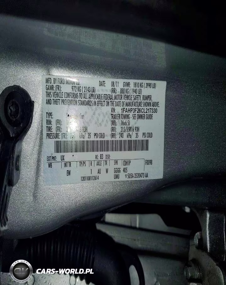 2012 Ford Focus Se VIN:1FAHP3F26CL217330 - 12