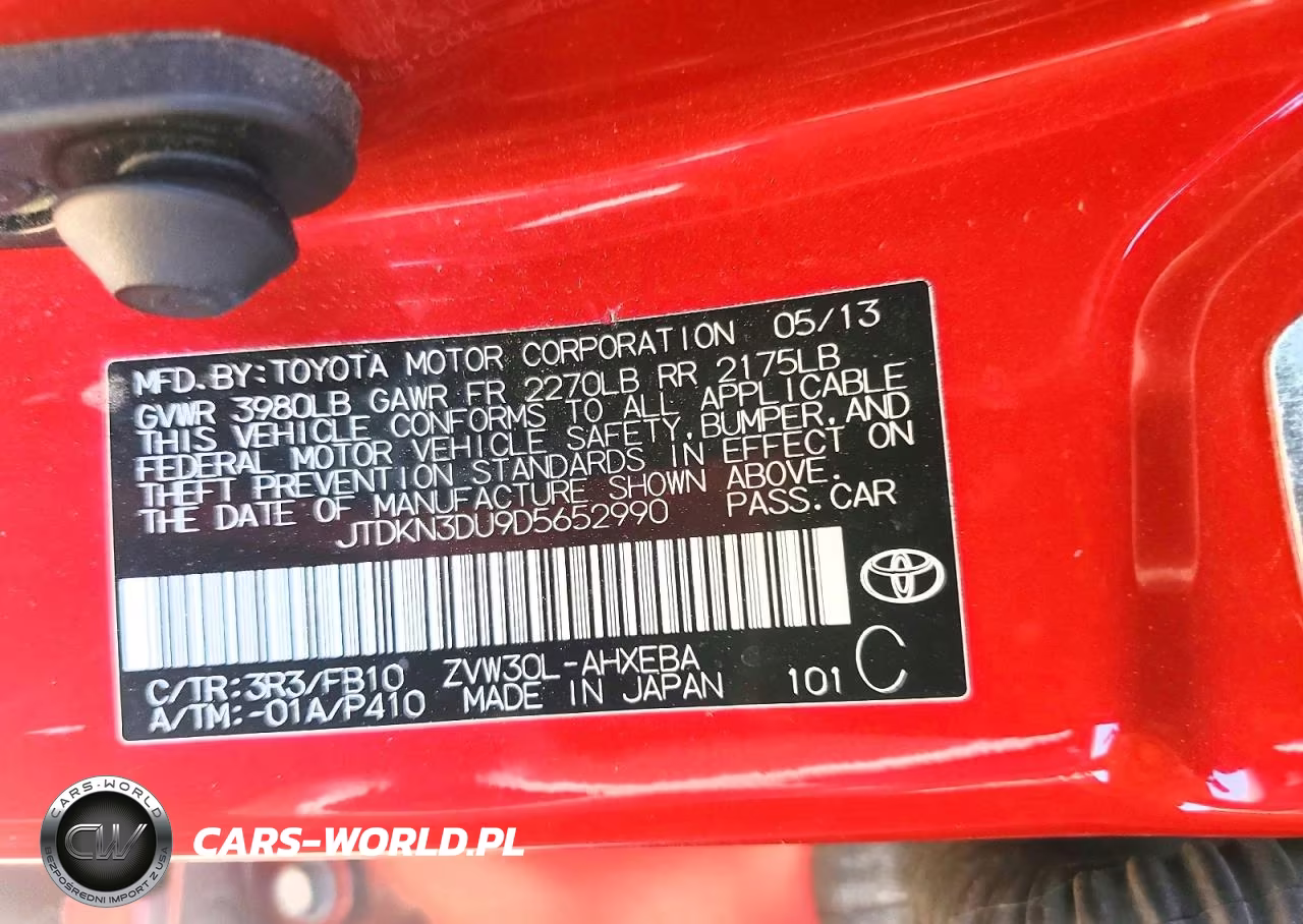 2013 Toyota Prius Three VIN:JTDKN3DU9D5652990 - 13