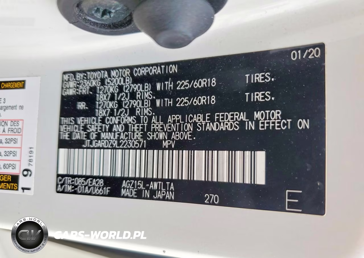 2020 Lexus Nx 300 VIN:JTJGARDZ9L2230571 - 12