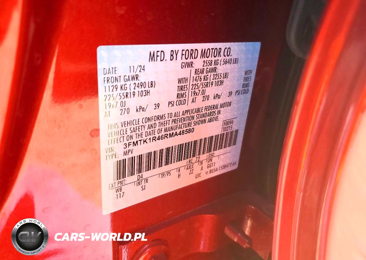 2024 Ford Mustang Mach-E Gt VIN:3FMTK1R46RMA48580 - 13