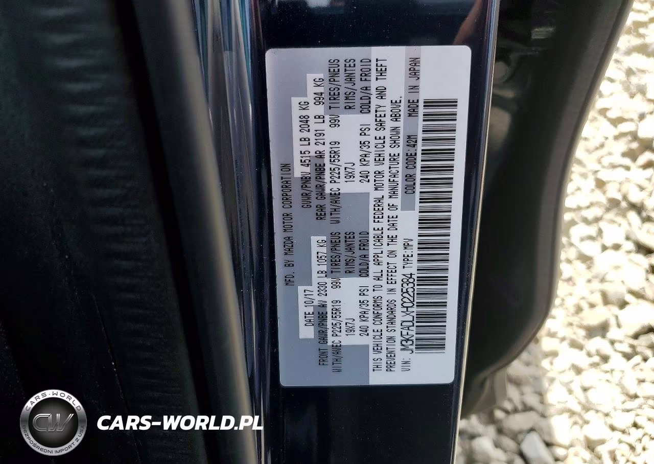 2017 Mazda Cx-5 Grand Touring VIN:JM3KFADLXH0225384 - 13