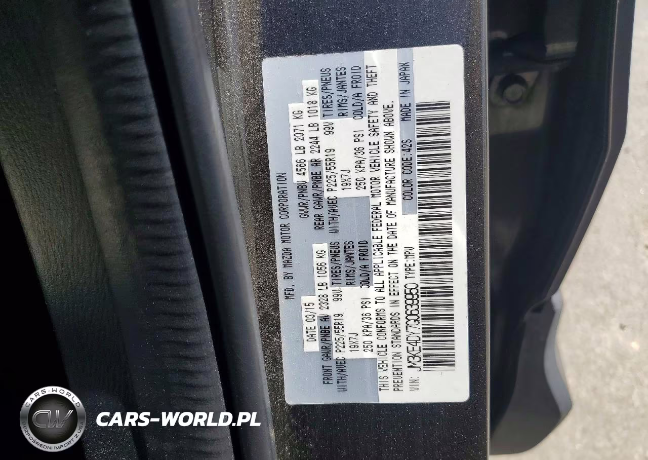 2016 Mazda Cx-5 Gt VIN:JM3KE4DY7G0639950 - 13