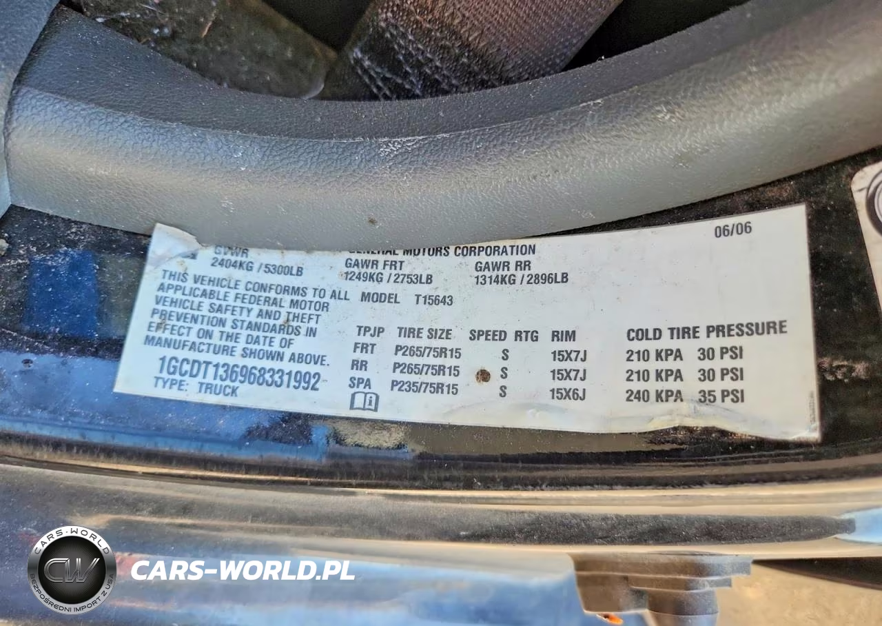 2006 Chevrolet Colorado VIN:1GCDT136968331992 - 12