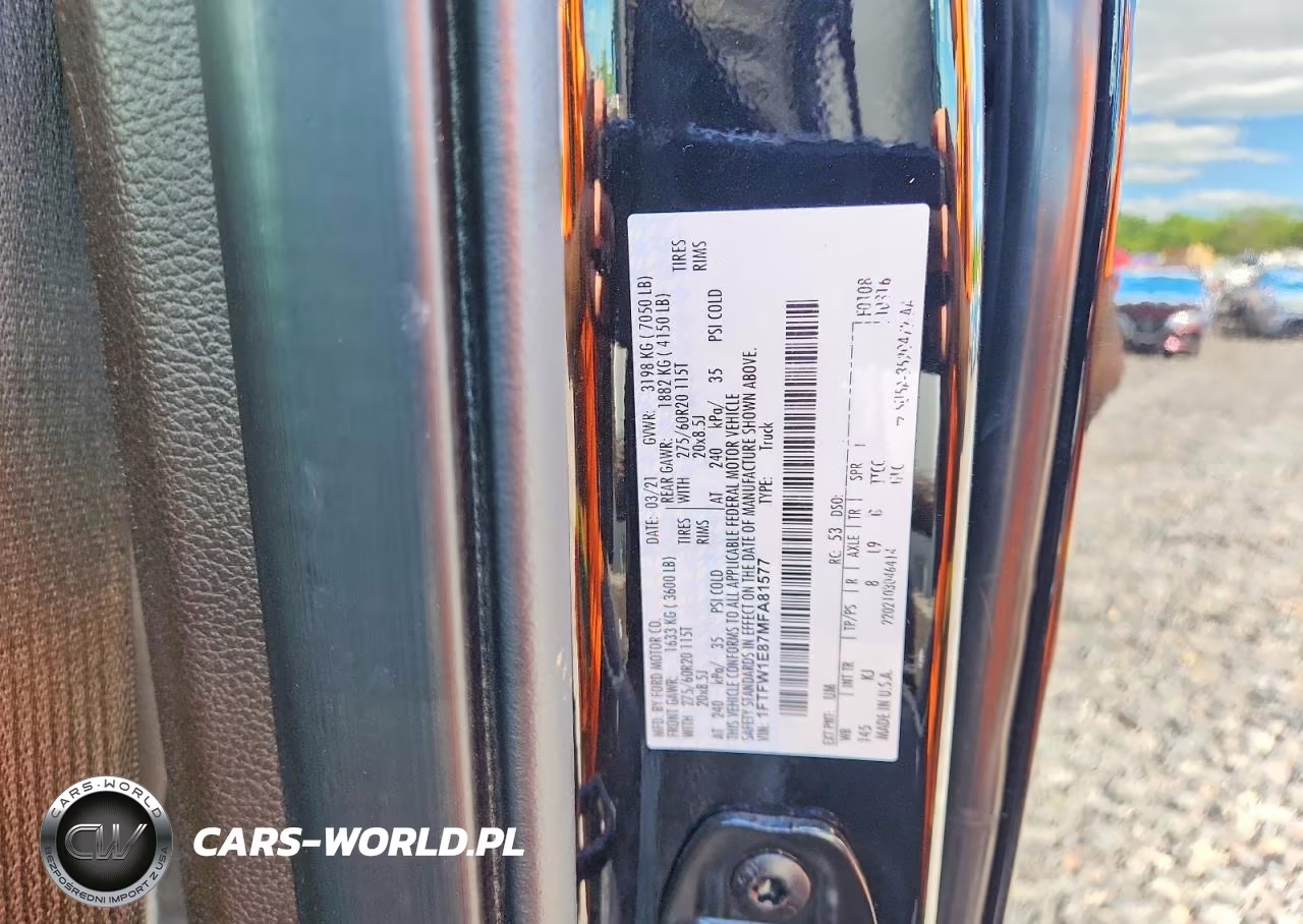 2021 Ford F150 Supercrew VIN:1FTFW1E87MFA81577 - 12