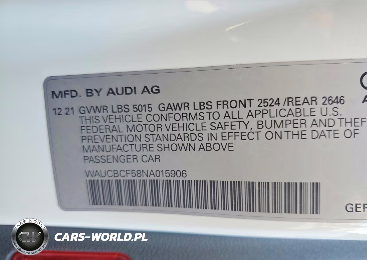 2022 Audi A5 Premium Plus 40 VIN:WAUCBCF58NA015906 - 13