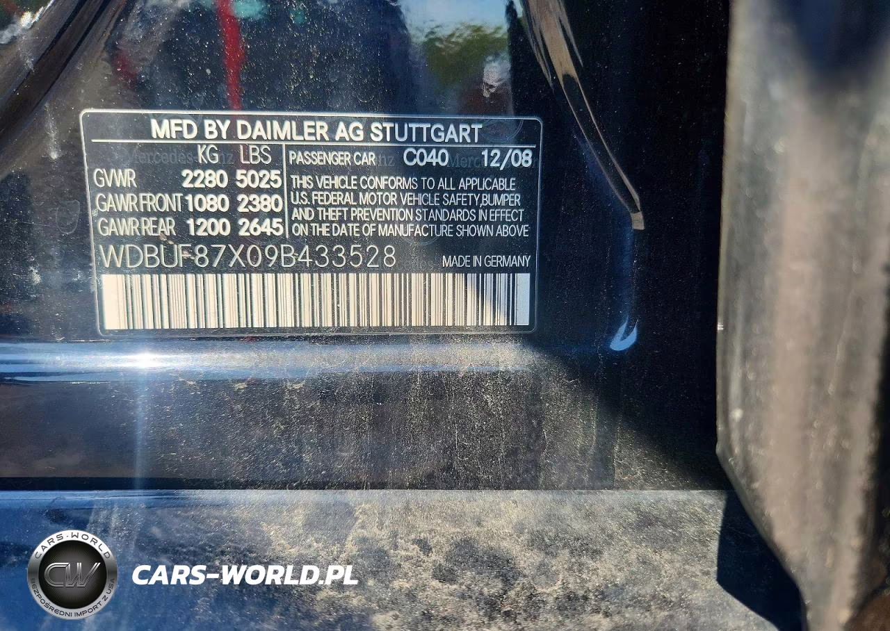 2009 Mercedes-Benz E 350 4Matic VIN:WDBUF87X09B433528 - 12