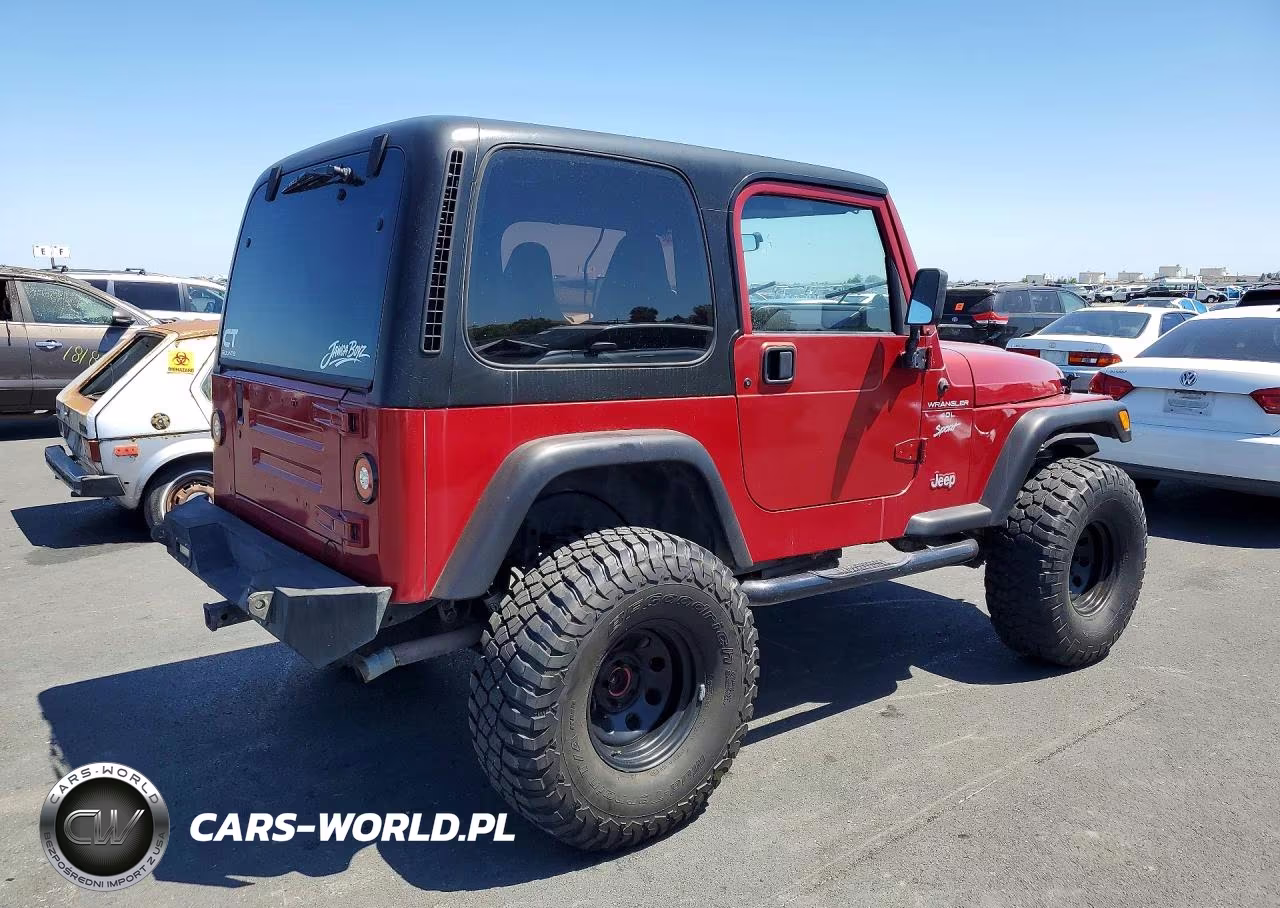 1999 Jeep Wrangler - Tj Sport VIN:1J4FY19S7XP491613 - 3
