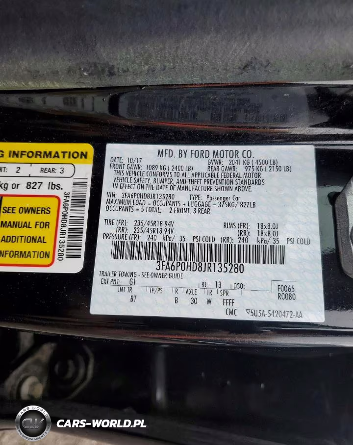 2018 Ford Fusion Se VIN:3FA6P0HD8JR135280 - 13