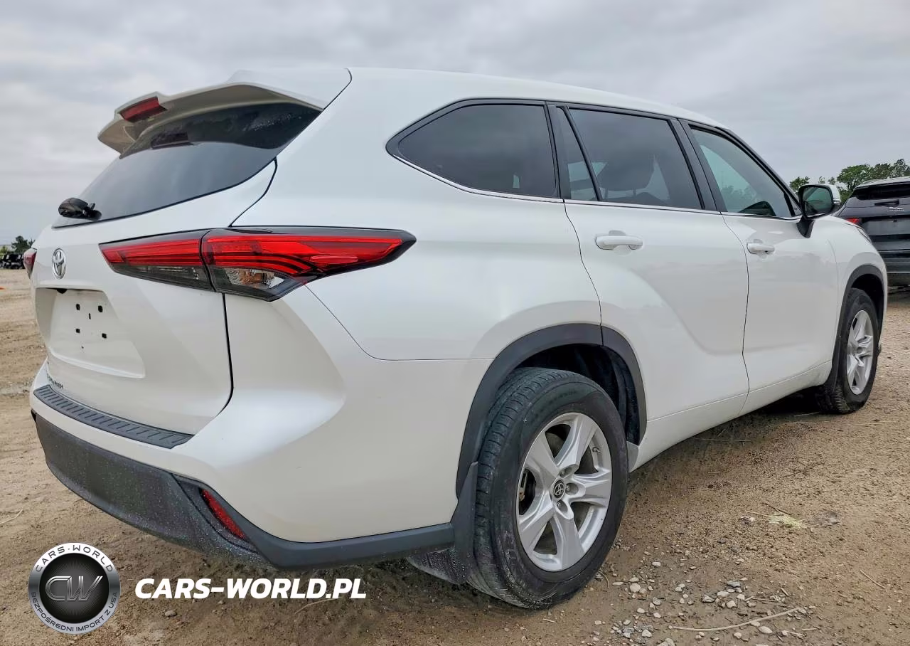 2022 Toyota Highlander L VIN:5TDCZRAH4NS142299 - 3