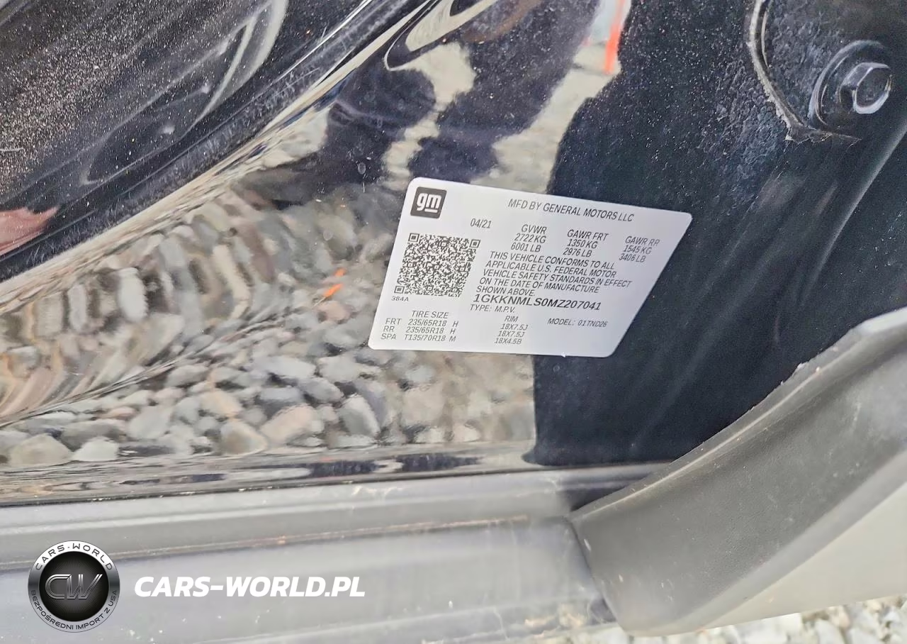 2021 GMC Acadia Slt VIN:1GKKNMLS0MZ207041 - 12