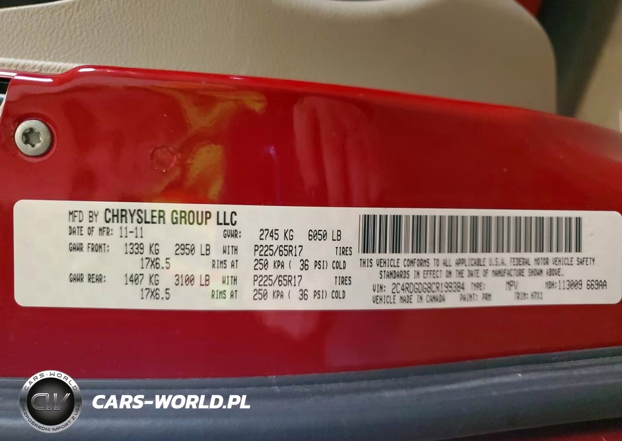 2012 Dodge Grand Caravan Crew VIN:2C4RDGDG8CR199384 - 13