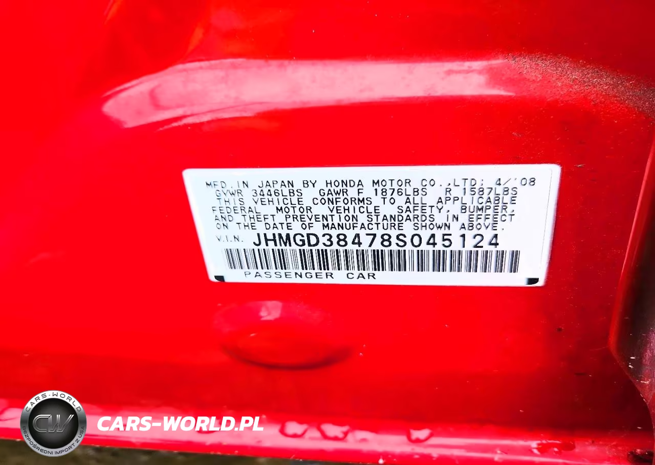 2008 Honda Fit VIN:JHMGD38478S045124 - 12