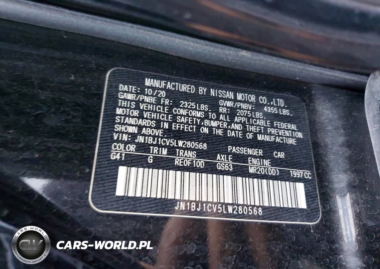 2020 Nissan Rogue Sport Sv VIN:JN1BJ1CV5LW280568 - 12