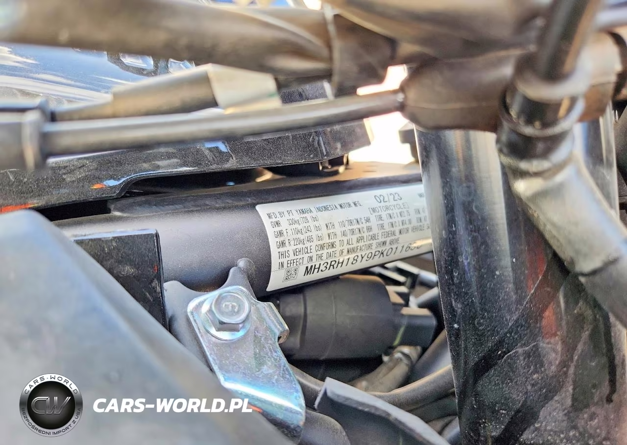 2023 Yamaha Yzfr3 A VIN:MH3RH18Y9PK011630 - 8