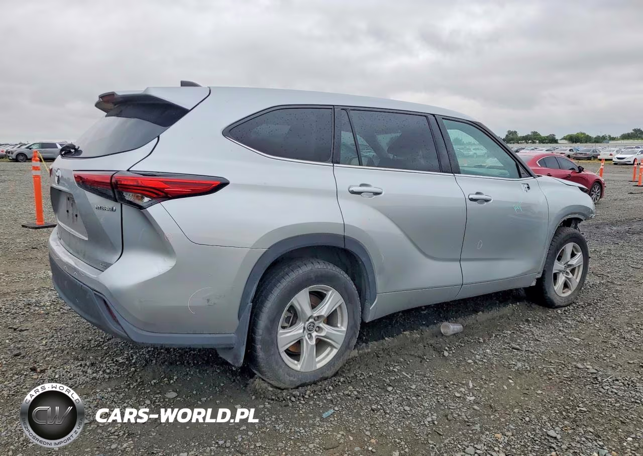 2022 Toyota Highlander Hybrid Le VIN:5TDBBRCH3NS554498 - 3