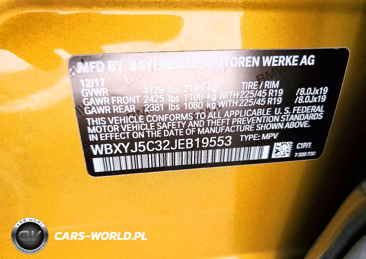 2018 BMW X2 xDrive28I VIN:WBXYJ5C32JEB19553 - 13