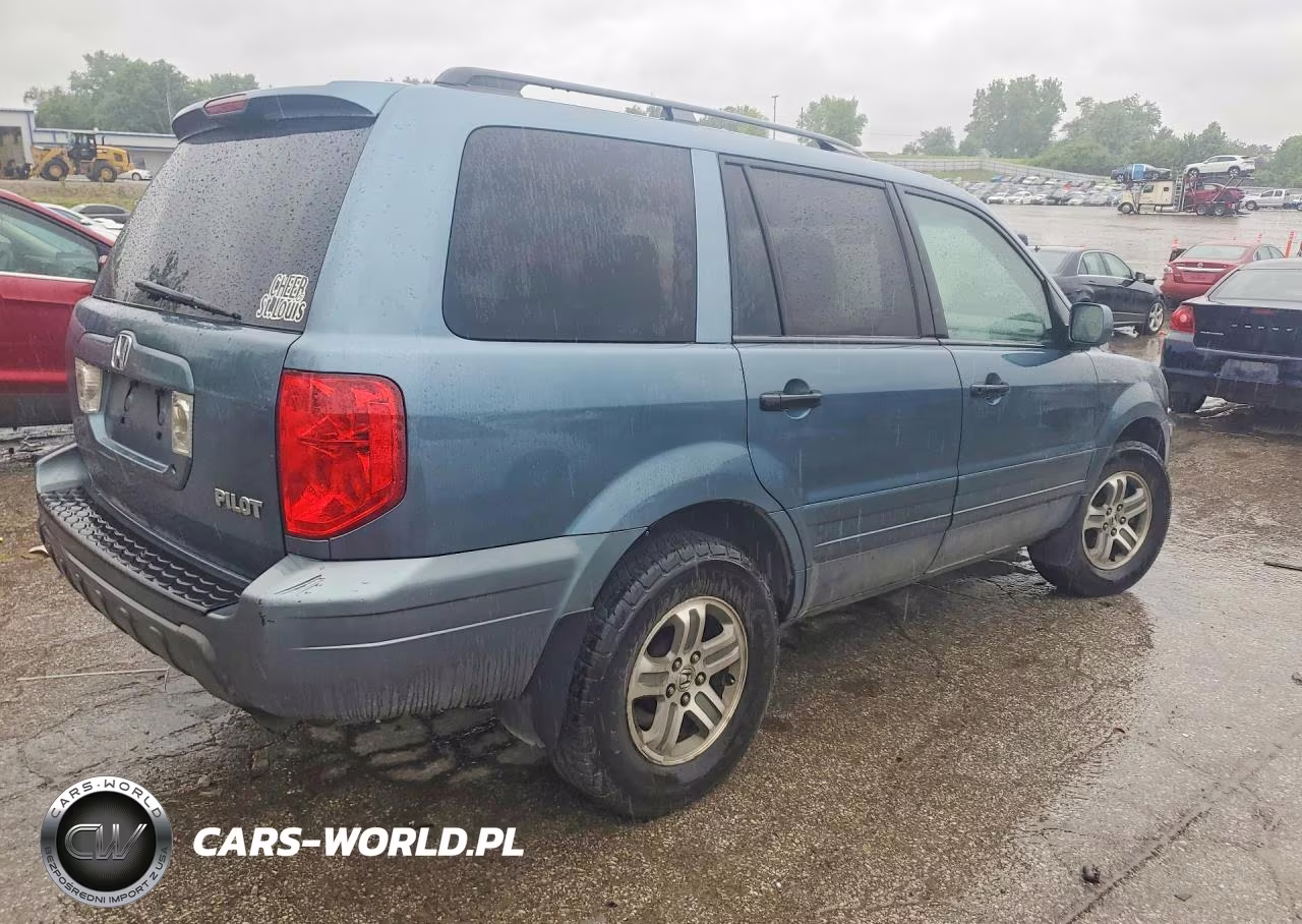2005 Honda Pilot Exl VIN:2HKYF18675H517953 - 3