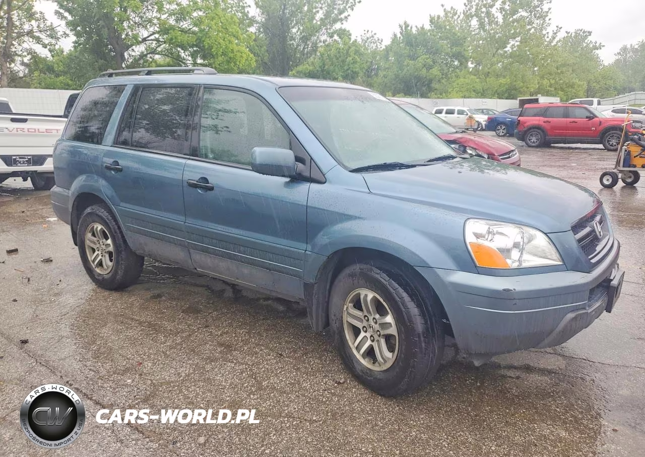 2005 Honda Pilot Exl VIN:2HKYF18675H517953 - 4