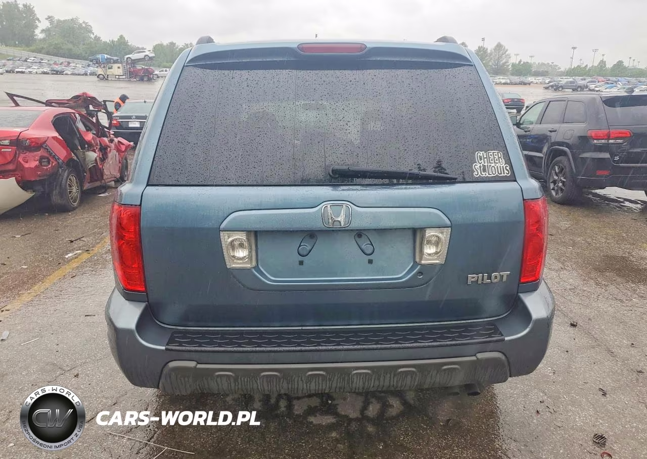 2005 Honda Pilot Exl VIN:2HKYF18675H517953 - 6
