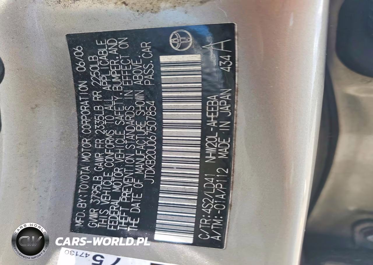 2006 Toyota Prius VIN:JTDKB20U067507854 - 12