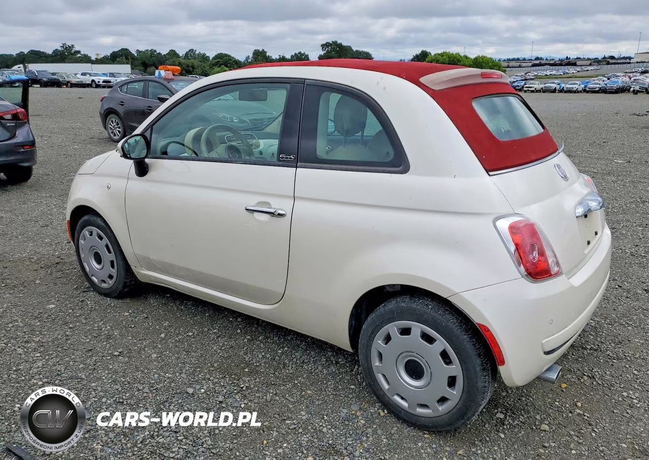 2012 Fiat 500 Pop VIN:3C3CFFDR1CT287156 - 2
