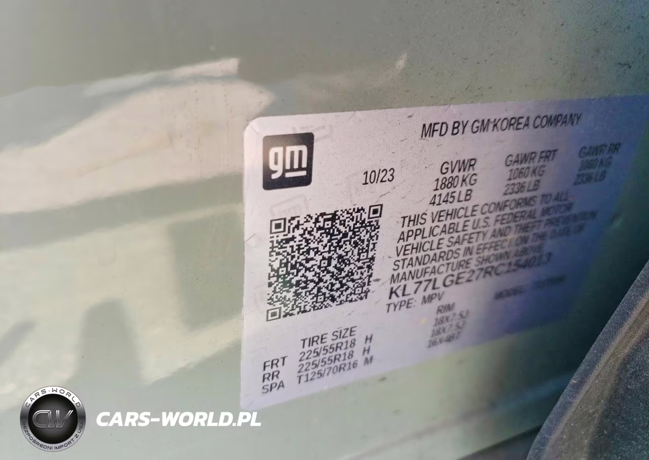 2024 Chevrolet Trax 1Rs VIN:KL77LGE27RC154013 - 13