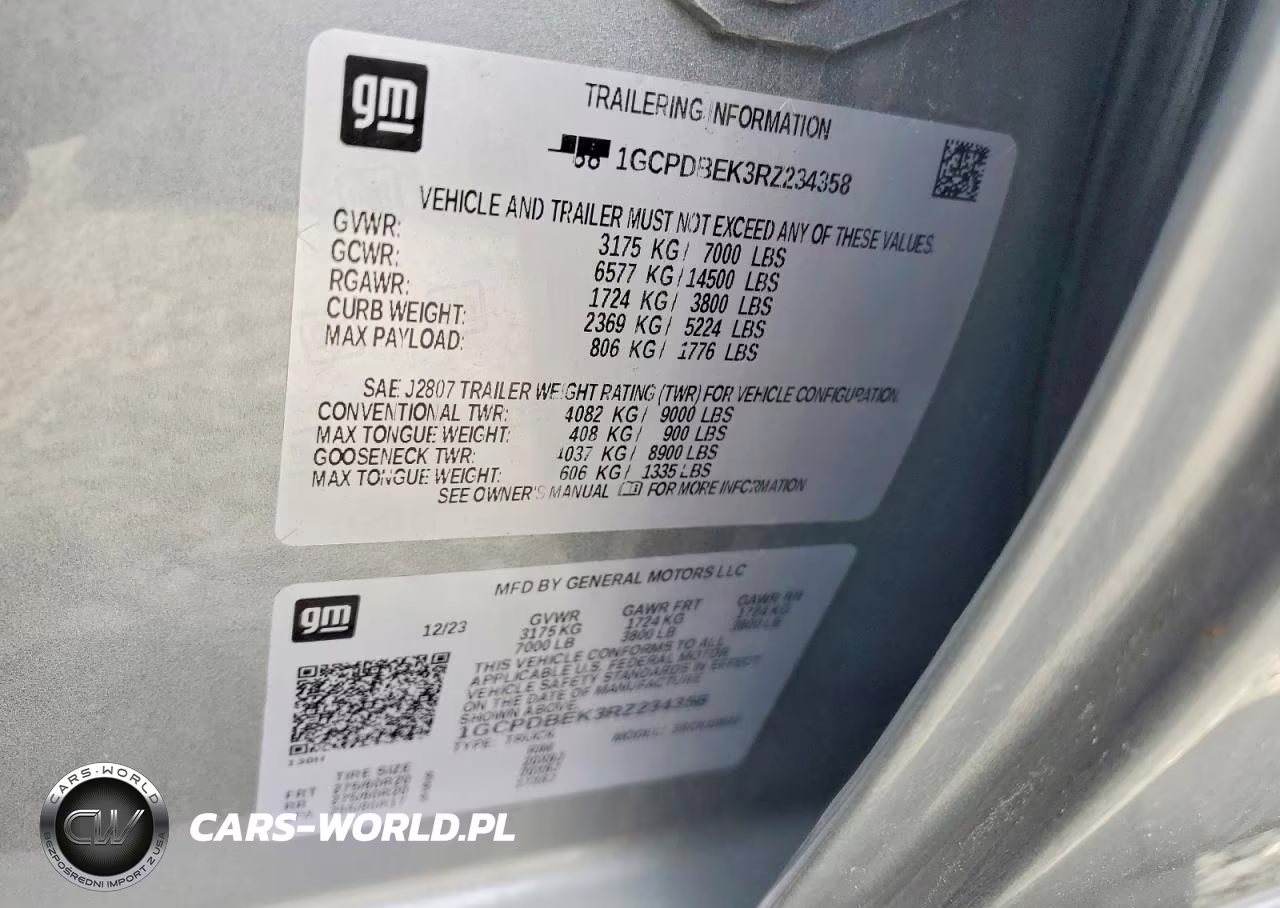2024 Chevrolet Silverado K1500 Custom VIN:1GCPDBEK3RZ234358 - 12