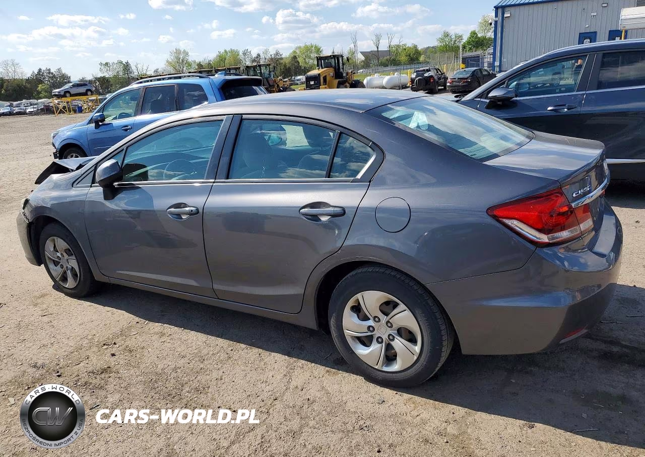 2013 Honda Civic Lx VIN:2HGFB2F55DH594851 - 2