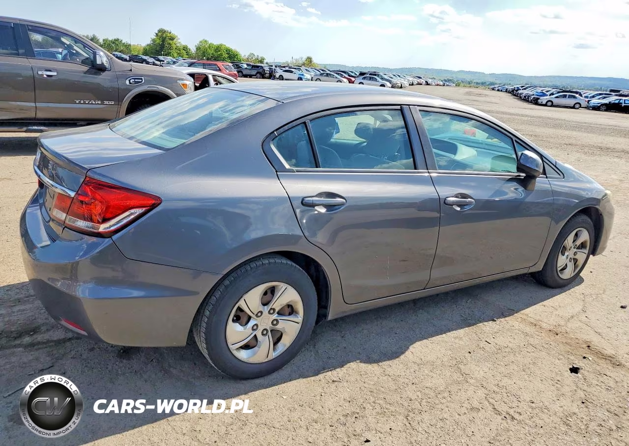 2013 Honda Civic Lx VIN:2HGFB2F55DH594851 - 3