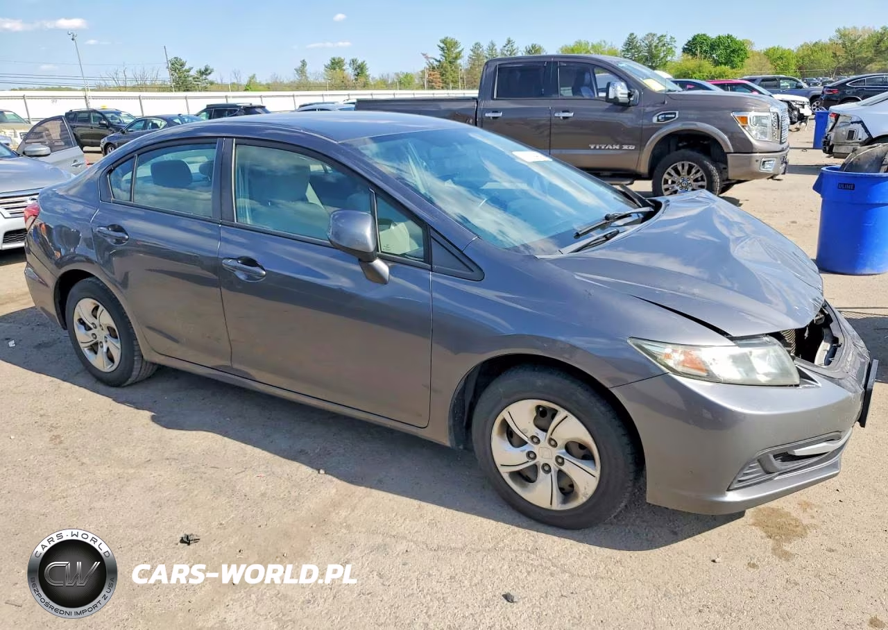 2013 Honda Civic Lx VIN:2HGFB2F55DH594851 - 4