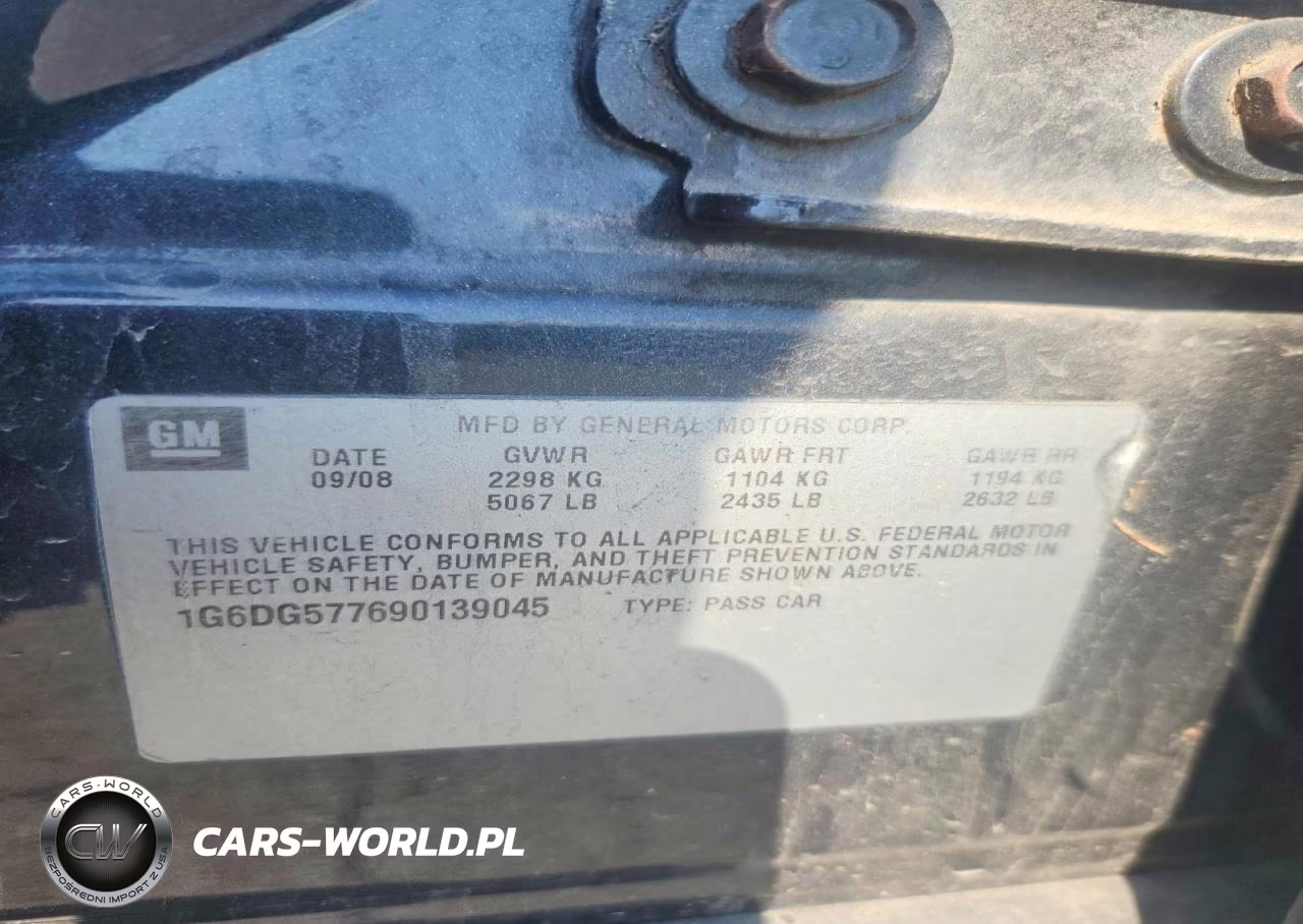 2009 Cadillac Cts VIN:1G6DG577690139045 - 12