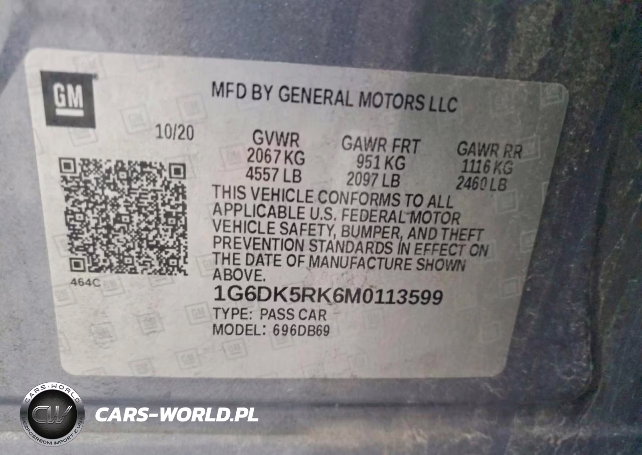 2021 Cadillac Ct4 Luxury VIN:1G6DK5RK6M0113599 - 12