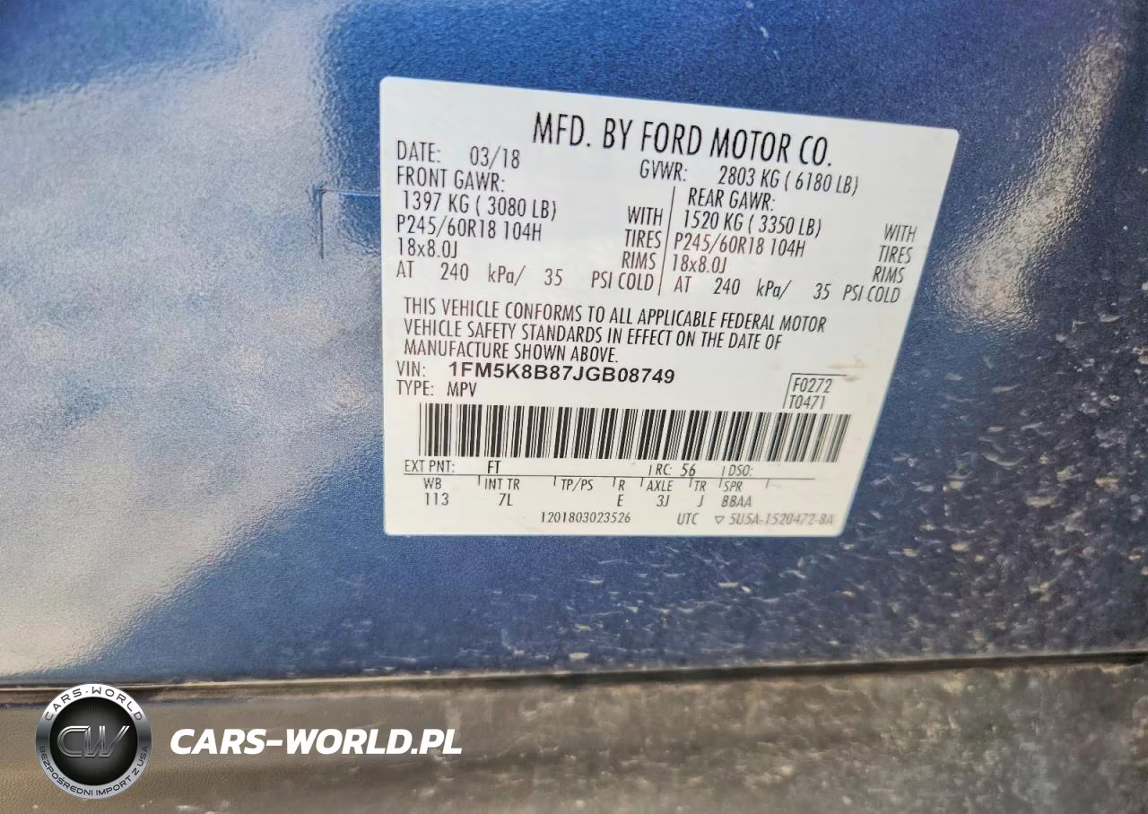 2018 Ford Explorer VIN:1FM5K8B87JGB08749 - 13