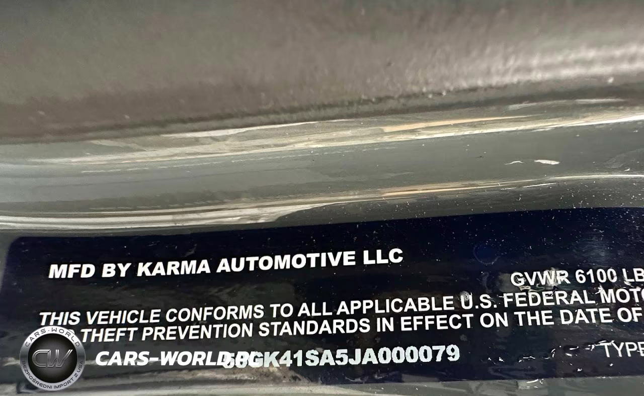 2018 Karma Automotive Revero Premium Plus VIN:50GK41SA5JA000079 - 10