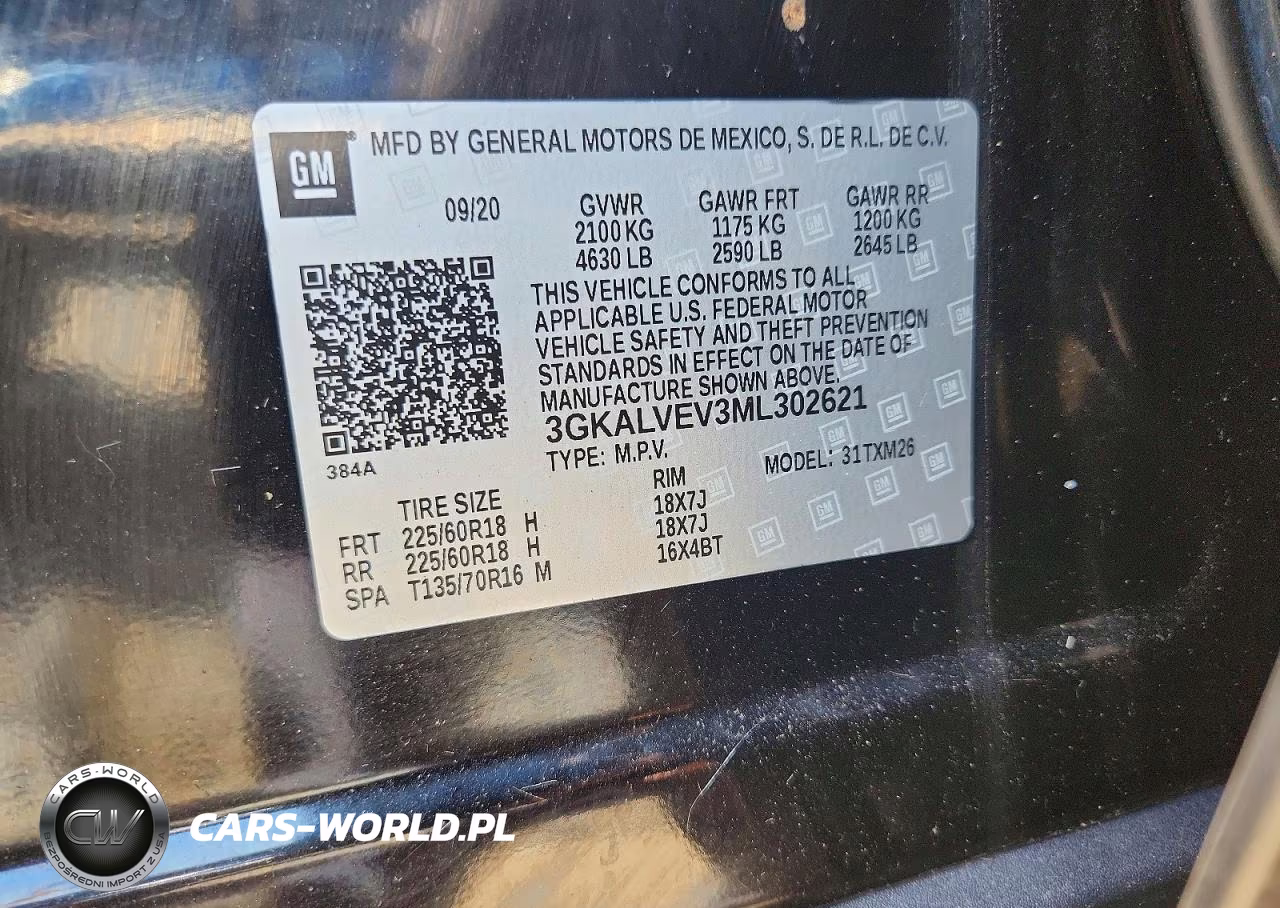 2021 GMC Terrain Slt VIN:3GKALVEV3ML302621 - 12