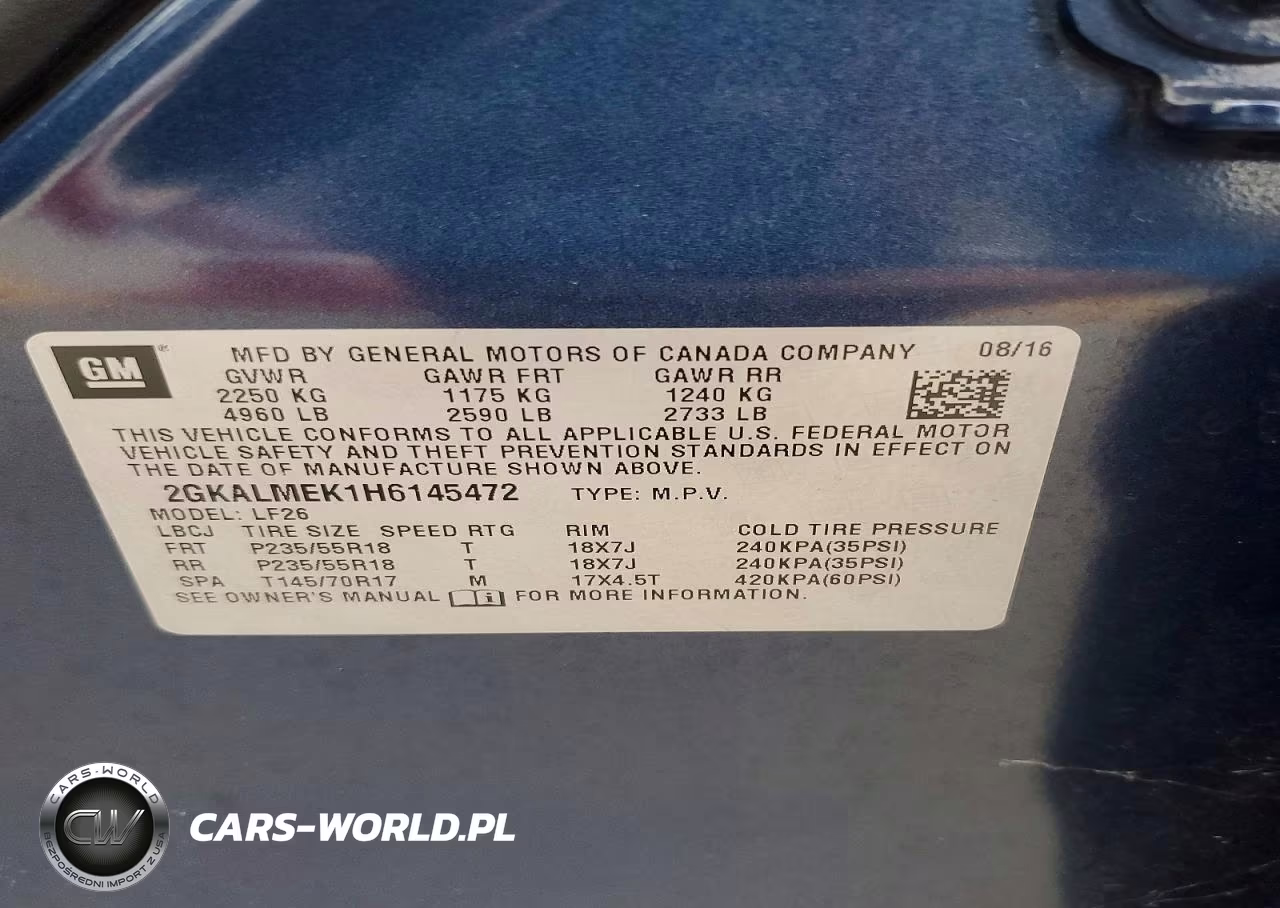 2017 GMC Terrain Sle VIN:2GKALMEK1H6145472 - 13